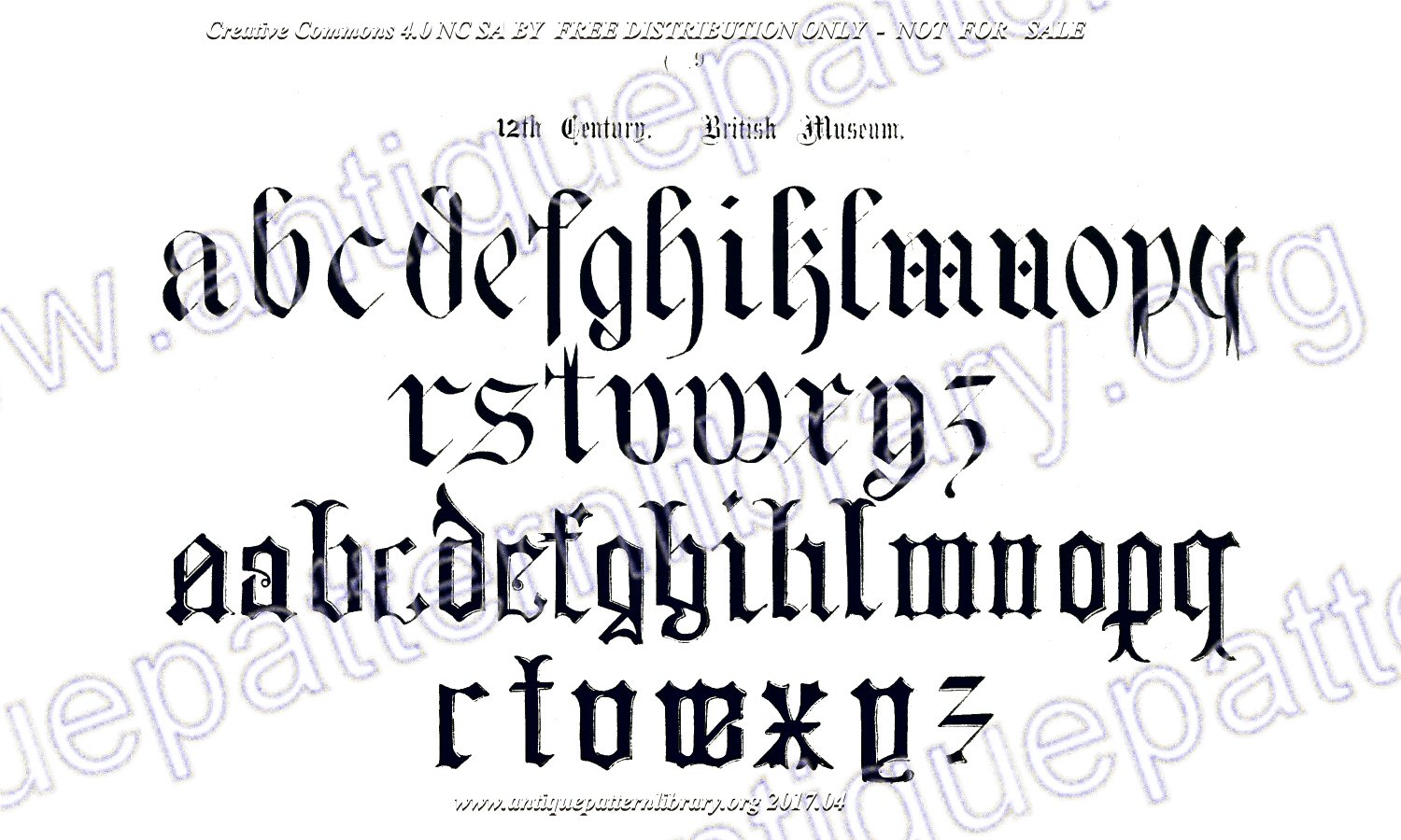 B-YS046 The Book of Ornamental Alphabets